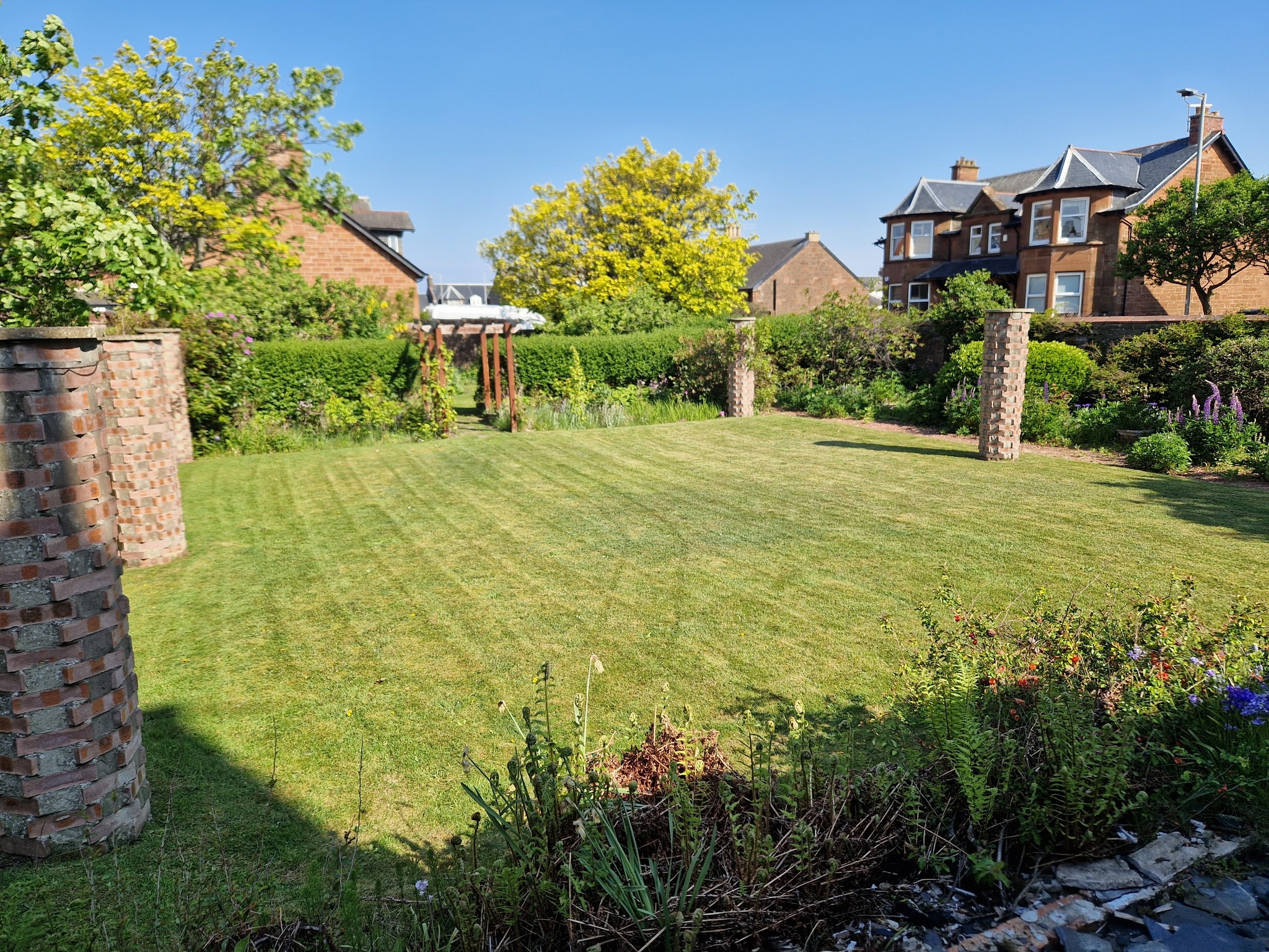 Professional garden strimming and edging work in Troon